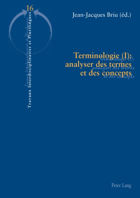 Terminologie (I) : analyser des termes et des concepts