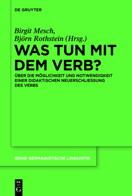Was tun mit dem Verb?