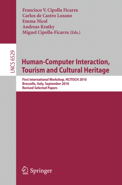 Human Computer Interaction, Tourism and Cultural Heritage