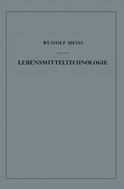 Lebensmitteltechnologie
