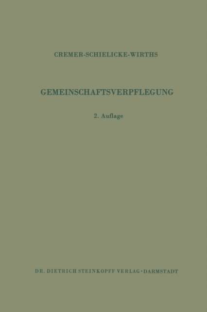 Gemeinschaftsverpflegung
