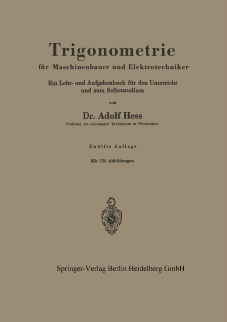 Trigonometrie für Maschinenbauer und Elektrotechniker