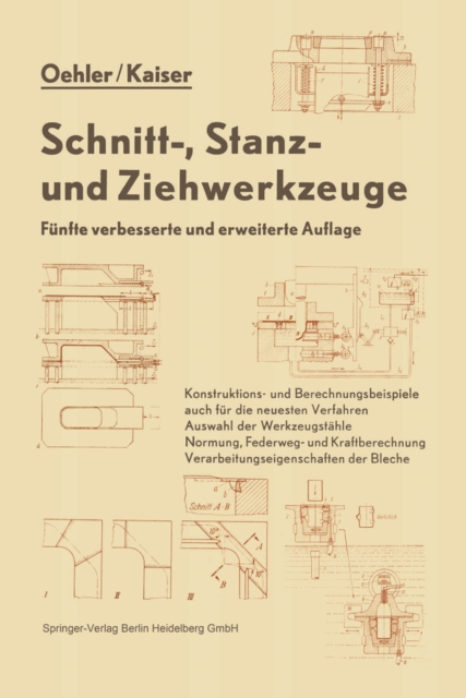 Schnitt-, Stanz- und Ziehwerkzeuge