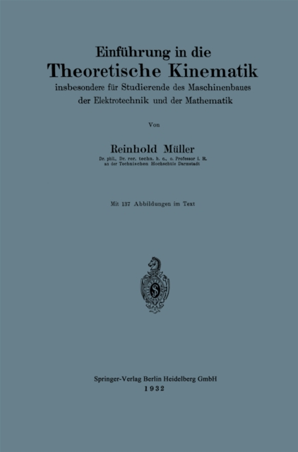 Einführung in die Theoretische Kinematik