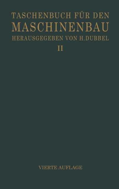 Taschenbuch für den Maschinenbau