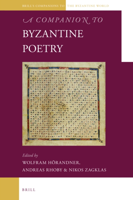 Companion to Byzantine Poetry