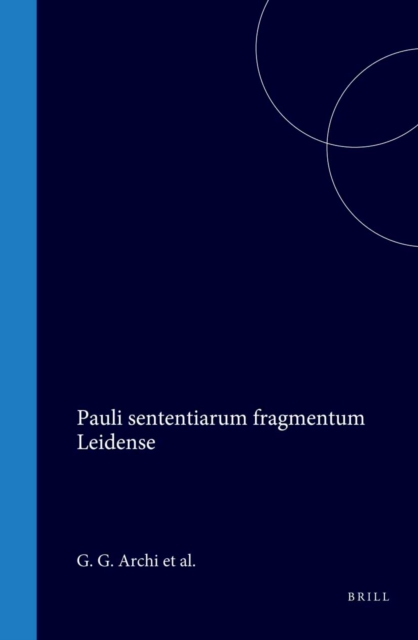 Pauli sententiarum fragmentum Leidense
