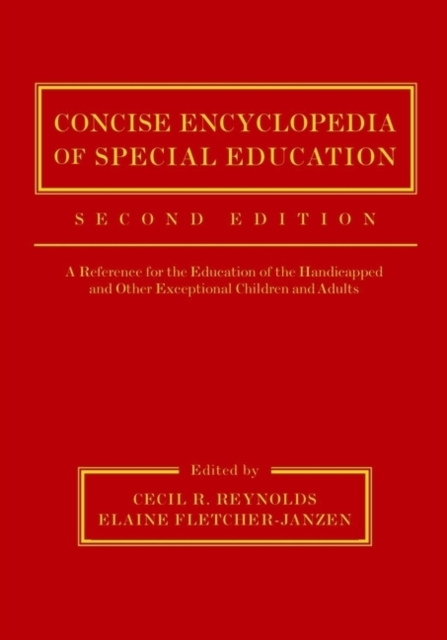 Concise Encyclopedia of Special Education