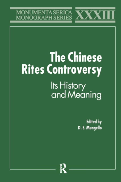 Chinese Rites Controversy