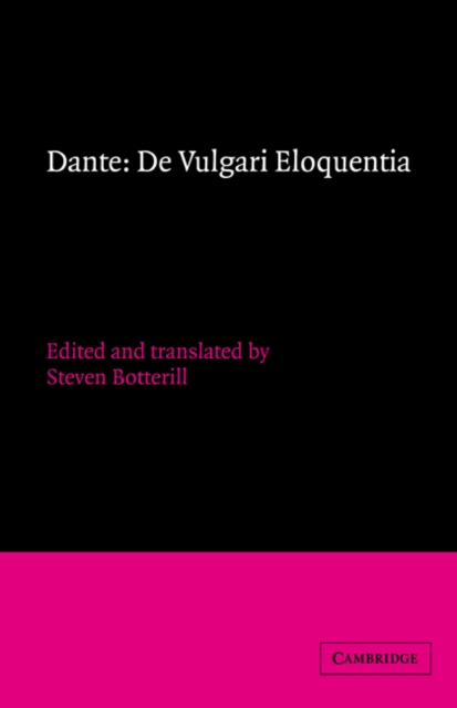 Dante: De vulgari eloquentia