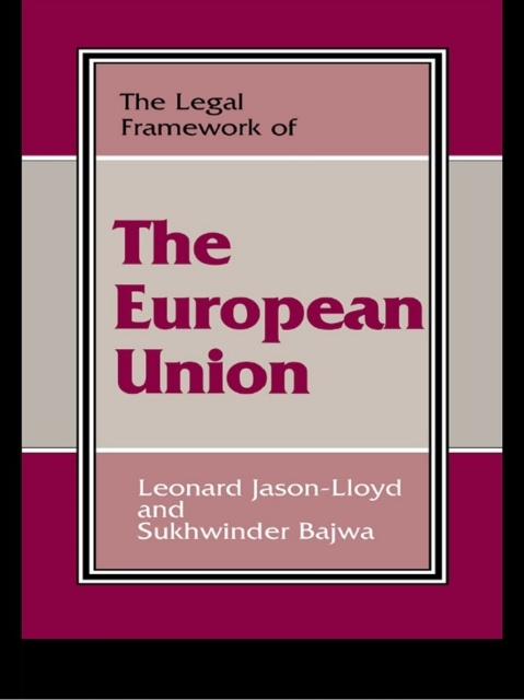Legal Framework of the European Union