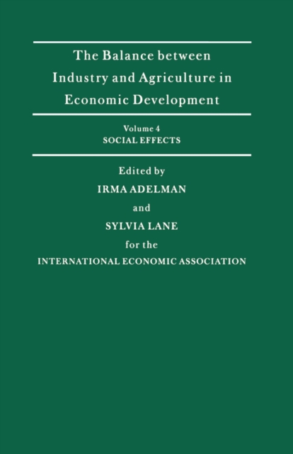 Balance Between Industry and Agriculture in Economic Development