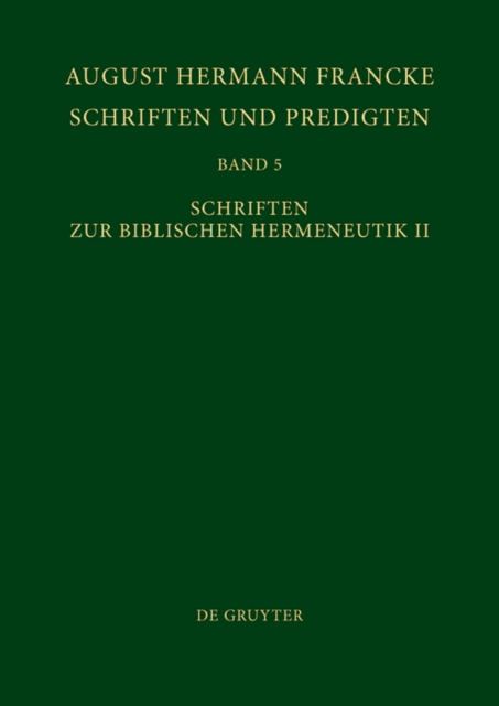 Schriften zur Biblischen Hermeneutik II
