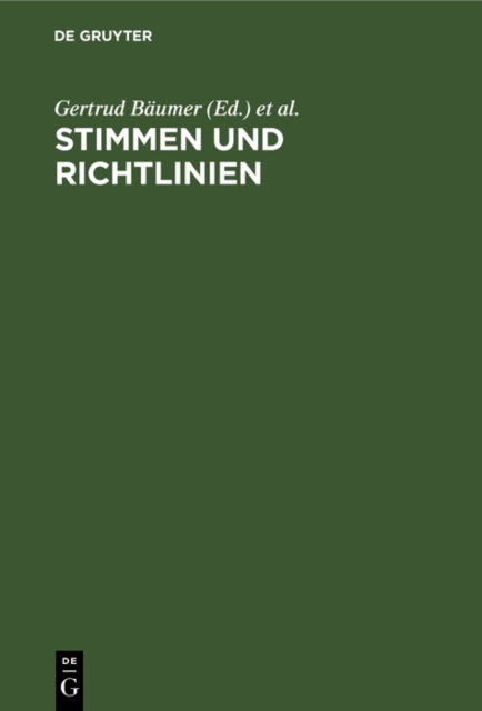 Stimmen und Richtlinien