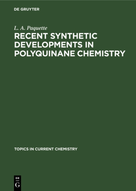 Recent Synthetic Developments in Polyquinane Chemistry
