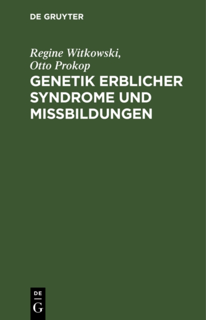 Genetik erblicher Syndrome und Mibildungen