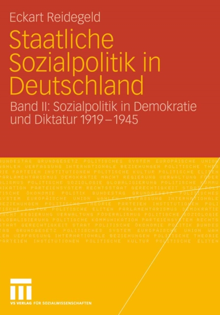 Staatliche Sozialpolitik in Deutschland