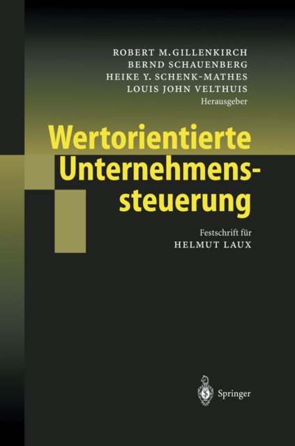 Wertorientierte Unternehmenssteuerung