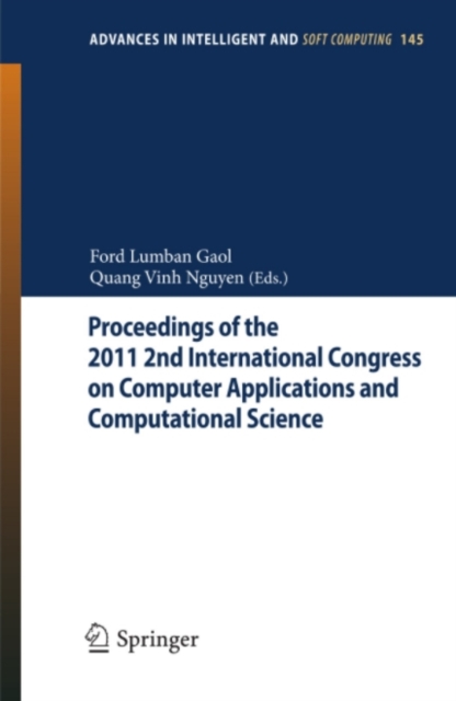Proceedings of the 2011 2nd International Congress on Computer Applications and Computational Science