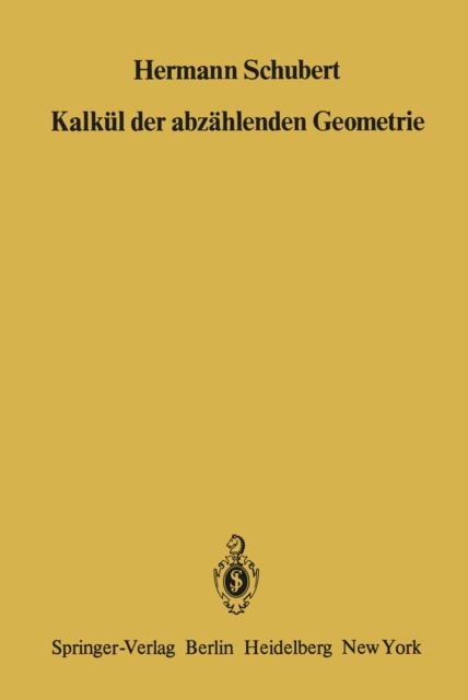 Kalkül der abzählenden Geometrie