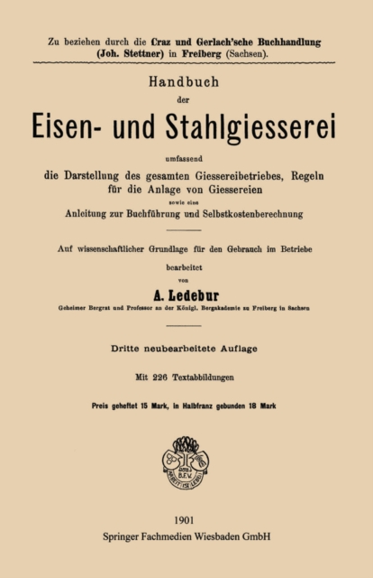 Handbuch der Eisen-und Stahlgiesserei