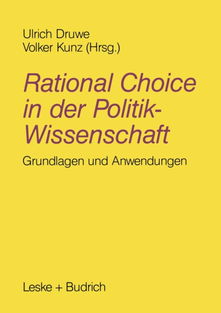 Rational Choice in der Politikwissenschaft