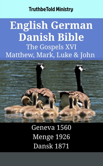 English German Danish Bible - The Gospels XVI - Matthew, Mark, Luke & John