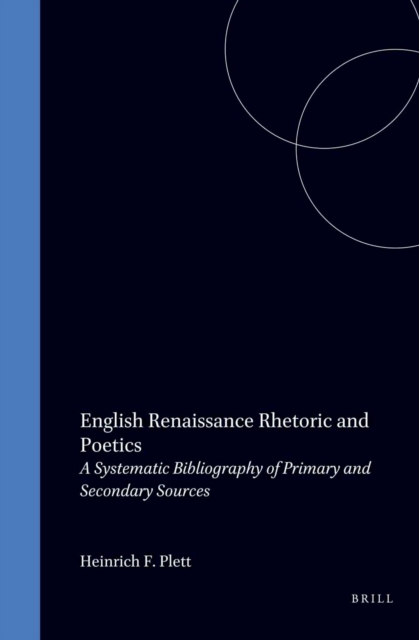 English Renaissance Rhetoric and Poetics