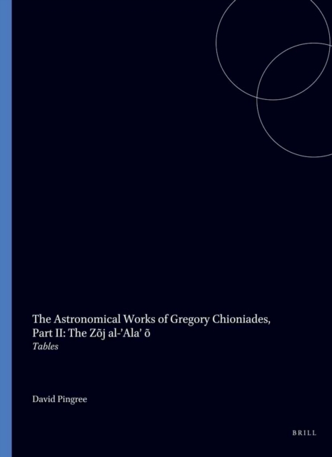 Astronomical Works of Gregory Chioniades