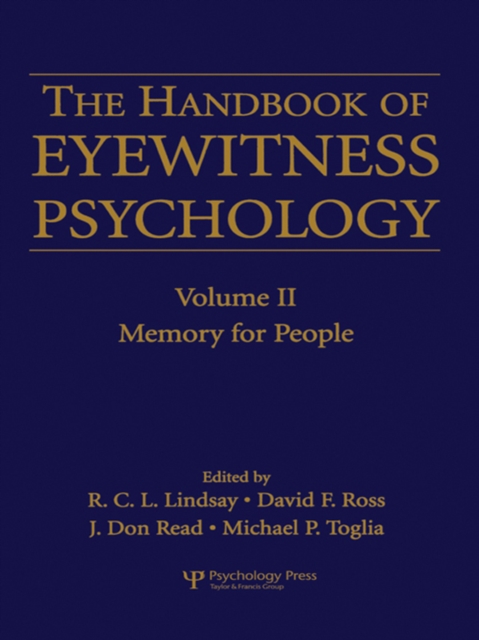Handbook of Eyewitness Psychology: Volume II
