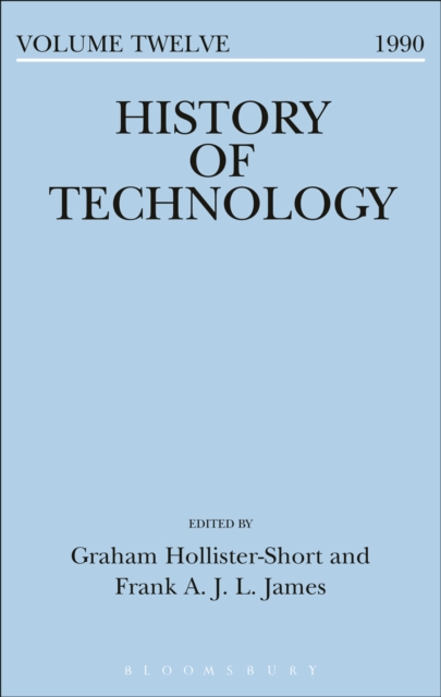 History of Technology Volume 12