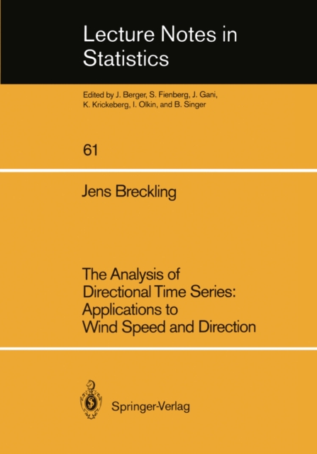 Analysis of Directional Time Series: Applications to Wind Speed and Direction