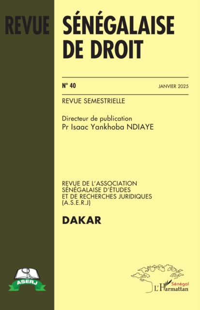 Revue Sénégalaise de Droit N° 40 Janvier 2025