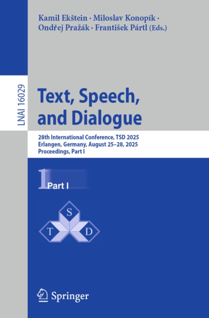Text, Speech, and Dialogue