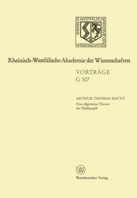 Eine allgemeine Theorie der Heldenepik
