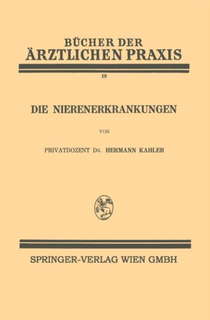 Die Nierenerkrankungen