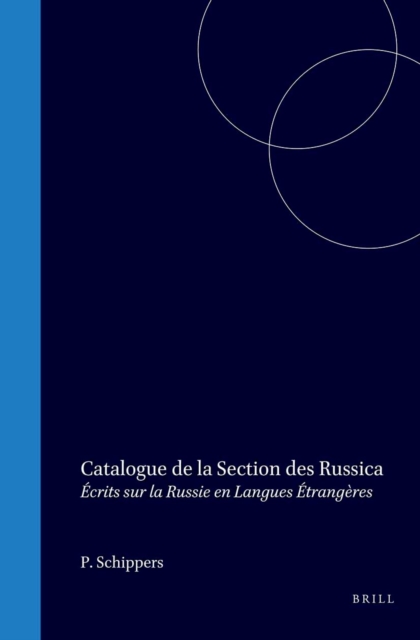 Catalogue de la section des Russica