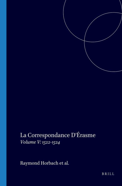 Correspondance d'Erasme