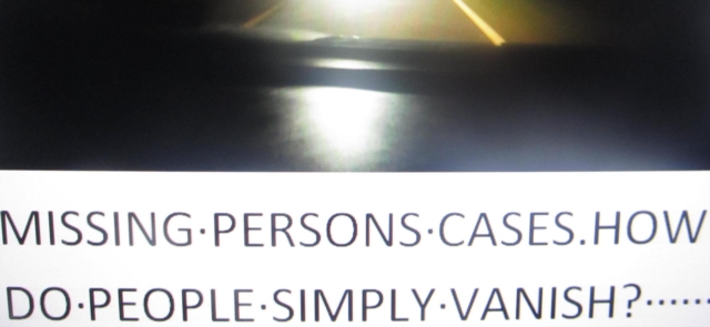 Missing Persons  Cases. How do People Simply Vanish?