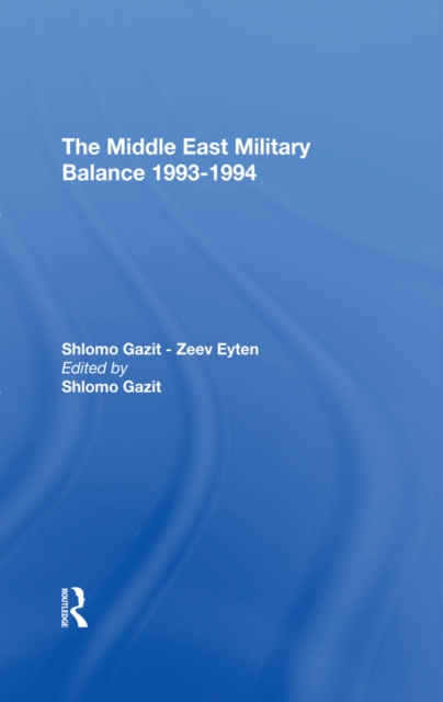 Middle East Military Balance 19931994
