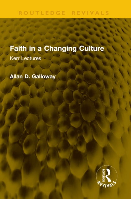 Faith in a Changing Culture