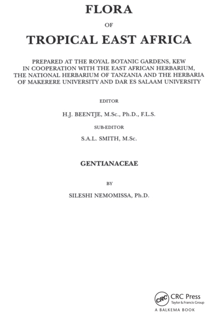 Flora of Tropical East Africa - Gentianaceae (2002)