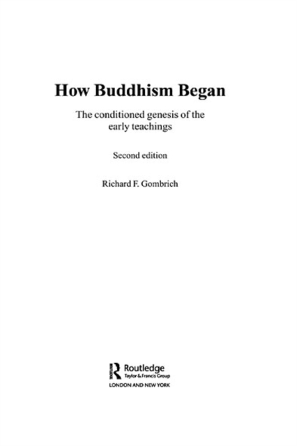 How Buddhism Began