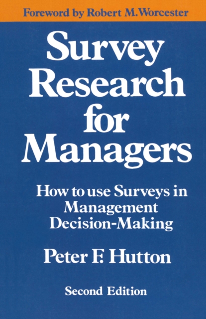 Survey Research for Managers