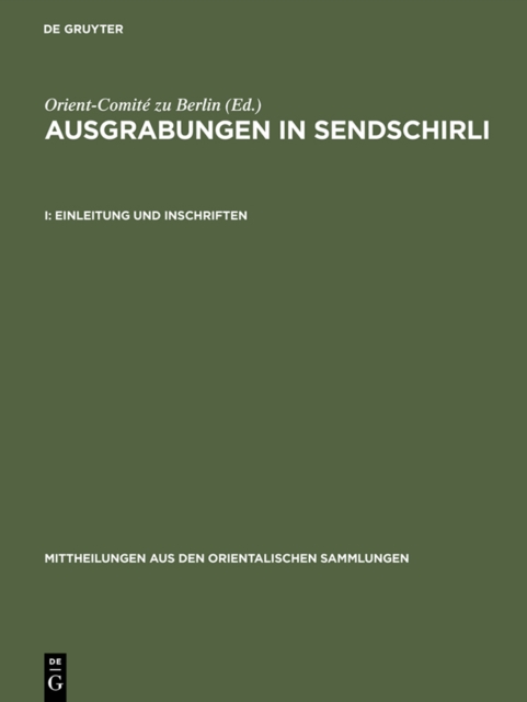 Einleitung und Inschriften
