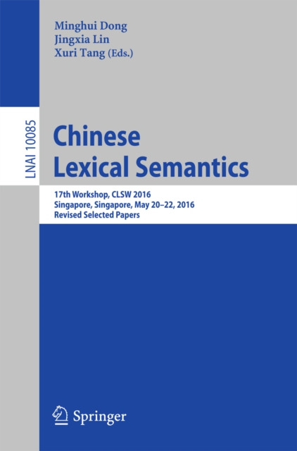 Chinese Lexical Semantics