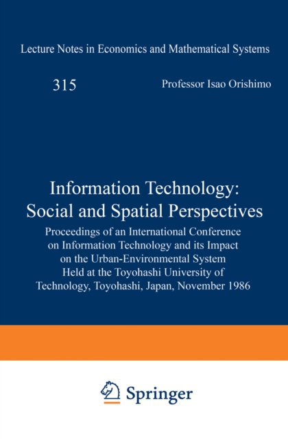 Information Technology: Social and Spatial Perspectives