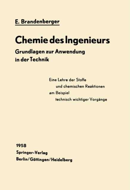 Chemie des Ingenieurs
