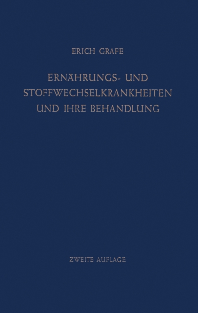 Ernährungs- und Stoffwechselkrankheiten und ihre Behandlung