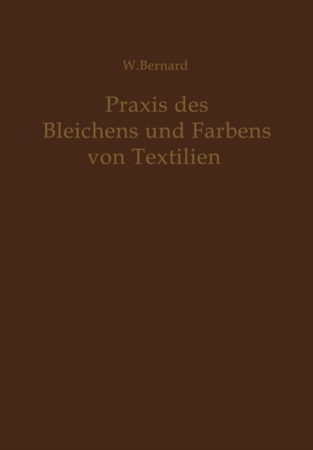 Praxis des Bleichens und Färbens von Textilien